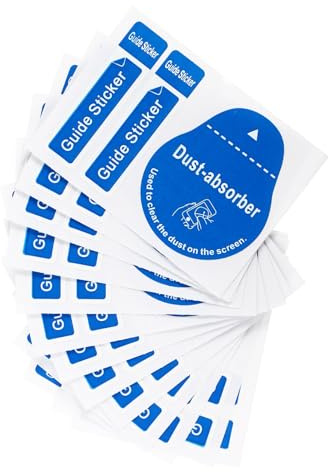 Outanaya Blau Staubentfernungsaufkleber Papier Doppelseitig 200 Stück