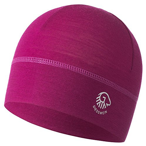 GIESSWEIN Mütze Gamsstein - Sportmütze aus 100% Merino Wolle, Damen & Herren Bike Cap, Sports skull merino beanie, Leicht, dünn, bequem & helmkompatibel, Helm Unterziehmütze