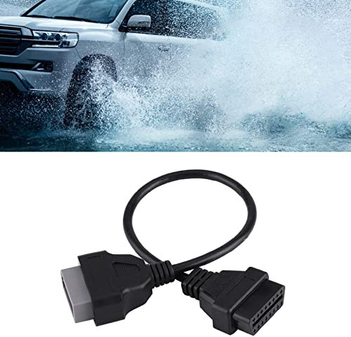 Qiilu obd2 Diagnosegerät, 14 Pin zu 16 Pin OBD2 Adapter Stecker Diagnosekabel für