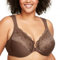 Glamorise Damen 1245 Plunge Bra, Mokka, 105C