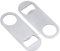 TsunNee 10PCS Heavy Duty Bar Blade Bottle Openers, Stainless Steel Flat Beer Bottle Openers for Home Pub Outdoor Bartender Men DIY Gifts (Silver, 8.7 x 3.2cm)