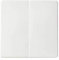 CABLEPELADO Tecla doble para mecanismos de mando Simon 82 | Tecla doble interruptor conmutador | ‎82026-30 | Apto para superficie y empotrar | Dimensiones: 55x55 mm | Color Blanco