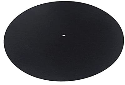 Alnicov Giradischi Piatto in lana Tappetino da 11,6 pollici Pad audiofilo Antistatico Lettori LP Anti-vibrazione