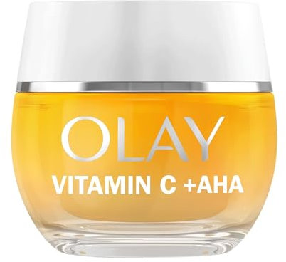 Olay Vitamin C Gel Feuchtigkeitsspendende Tagescreme für das Gesicht, Hautpflege mit Milchsäure (AHA), 99 % reines Niacinamid und Vitamin E. Aufhellende Hautpflege: Anti-dunkle Flecken, einheitlich