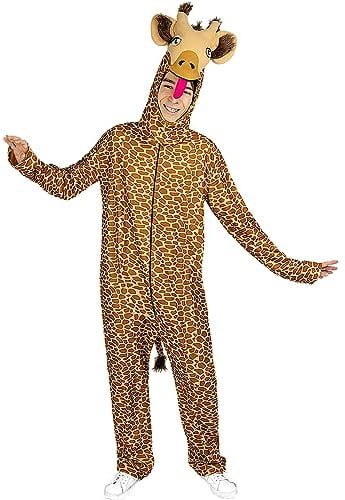Funidelia | Costume da Giraffa per donna e uomo - Animali, Deserto - Costume per Adulto e accessori per Feste, Carnevale e Halloween - Marroni