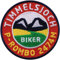 2 x Timmelsjoch Pass-Straße gestickt 62 mm/Alpen Pass MTB Biker Rennrad Motorrad Tour Österreich Italien/Patch Patches Aufbügler Aufnäher zum Aufbügeln Aufnähen auf Kleidung Rucksack