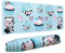 Kawaii Cow Mouse Pad Mat, Extended Large Milk Cake Print Gaming Mouse Pad for Desk, Pink Blue Mousepad XL, Long Big Mouse Mat, Kawaii Cow Decor Stuff Accessories, 31.5 X 11.8 Inch