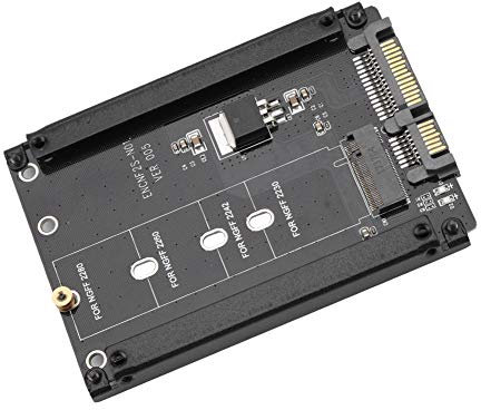 M.2 SSD to 2.5in Adapter M.2 to SATA Converter M.2 NGFF to SATA Adapter, High Per M.2 to SATA Converter Formance 22pin M.2 NGFF to Adapter Plug and Play M.2 to B Key SATA