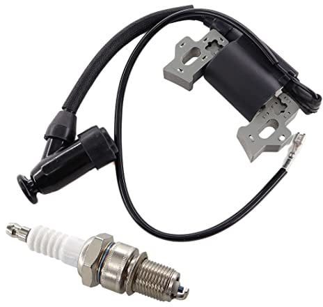 MCHNIC Zündspule & Zündkerze für Einhell GH-PM 46/1 S, GH-PM 40 P, GC-PM 46/1 S Rasenmäher