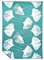 JOWOLLINA Wendedecke Wolldecke Plaid Kuscheldecke Öko-Wolle 130x200 cm, Ginkgo (Lagune Sand)