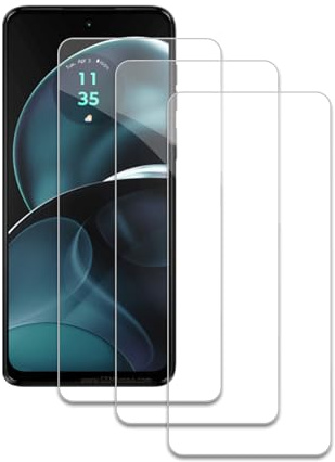 AKLPP 3 Stück Panzer Schutz Glas für Motorola Moto G14, 9H Härte Glas Folie Displayschutz, HD Klar, Anti-Kratz, Anti-Bläschen Panzerfolie Schutzfolie Bläschenfrei Displayschutzfolie