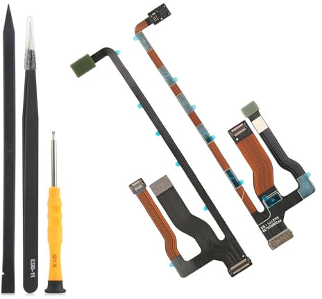 Cable de cinta de repuesto para DJI Mini 2 para DJI Mavic Mini/Mini SE/Mini SE/Mini 2 SE 4K Gimbal Flex Flat Ribbon Cable Accesorios para dron con herramientas de reparación (cable 3 en 1