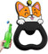 Apribottiglie per birra, cavatappi a forma di gatto fortunato, apribottiglie a forma di gatto, apribottiglie creativo per