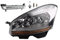 Johns, Scheinwerfer Halogen Front passend für Citroen C4 Picasso 07-10 H7 H1 Links + Nebelscheinwerfer + Leuchtmittel