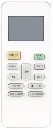 ALLIMITY Telecomando Per Condizionatore Sostituzione Compatibile con MIDEA AC A/C RG52A2/BGEF RG52A8/BGEF RG52A9