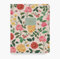 RIFLE PAPER CO. Terminnotizbuch 2025, 12 Monate | Abschnitte für Monatsansichten (wichtige Termine und zusätzliche Notizen), Rosen