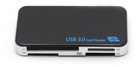 USB-SD-Kartenleser – 6-in-1 USB 3.0 auf SD, SDHC, SDXC, Micro SD, TF, CF, XD, M2 und Memory Stick Pro Duo Karte – kompatibel mit Sony, Panasonic, Canon, Samsung, Nikon, GoPro und mehr