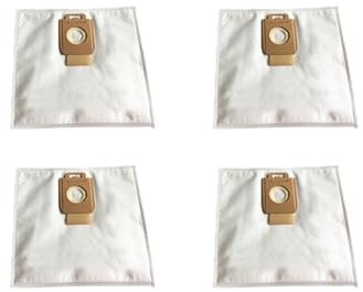 Sac à poussière de rechange for aspirateur, sac filtrant, Compatible avec Nilfisk Power P10 P20 P40 série 107407639/128389187(4pcs)
