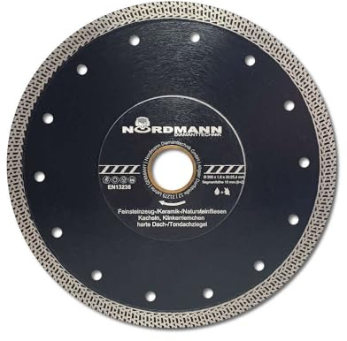 NORDMANN DIAMANTTECHNIK Diamant Trennscheibe FS-850 speed - 230 x 22,23 mm, Diamantscheibe für Stein, Granit, Keramik, Ziegel, Fliesen-Scheibe mit hoher Schnittgeschwindigkeit