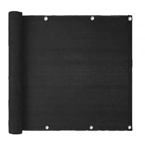 YGLONG Sichtschutz Balkon Balkon Sichtschutz Netze DIY Professionelle Sonnenschutz Zaun Netz Shelter Mesh for Outdoor Garten Abdeckung Haushaltsbedarf(Black)