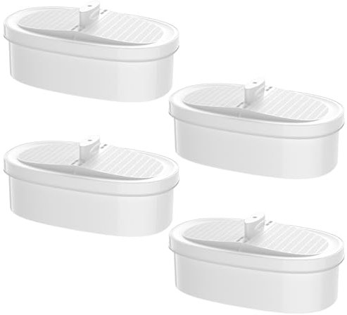 4 Pack WD-PF-01A Plus Replacement Filter for All Water-Drop Pitcher Filtration System, Compatible with Water-Drop WD-PF-01A Plus, Reduces PFOA/PFOS, Chlorine, Last Up to 3 Months or 200 Gallons, White