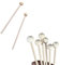 JchEnye 2 Pieces Mallets, Wooden Mallets Drumsticks Bells Sound Percussion Wooden Bells Xylophone Bells Xylophone, Wooden Block Bells Yoga Beginners Adults