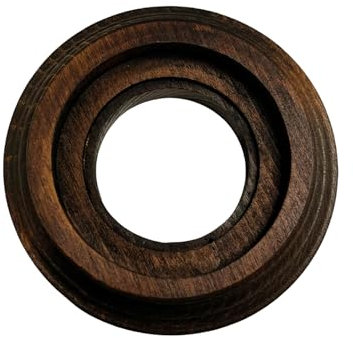 Base de madera de nogal para interruptores/desviadores y enchufes