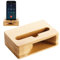 Amplificatore audio in legno per telefono cellulare, amplificatore per telefono cellulare, amplificatore sonoro da scrivania, studio sala da pranzo, altoparlante naturale per chiamate chiare, musica