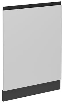 Vicco Geschirrspülblende R-Line, Geschirrspüler Fronttür, Weiß, 60 cm ohne Arbeitsplatte