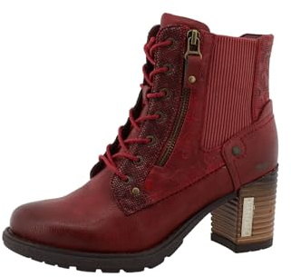 MUSTANG Stivaletti da Donna 15M0182001, Numero:40 EU, Colore:Rosso
