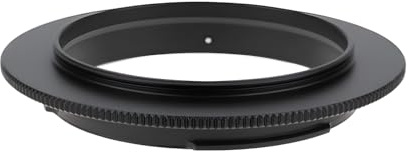 AS Axis Spindleon Bague d'adaptation macro pour objectif inversé 49 mm EOS compatible avec les appareils photo Canon EOS EF Mount T7i