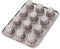 CHEFMADE Canele Form Kuchen Pan,12-hohlraum Nicht-Stick Cannele Muffin Backformen Cupcake Pan für Ofen Backen(Champagne Gold)