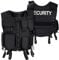 Black Snake® Security Einsatzweste Taktische Weste schwarz Paintball Softair Gotscha Brustschutz - XL/XXL - Security