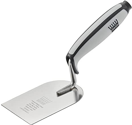 Ragni Stainless Steel Rounded Margin Trowel - 80mm x 110mm