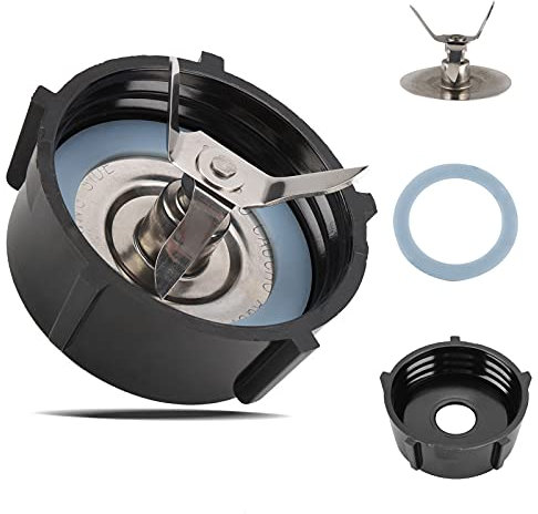 Entsafter Ersatzteile, Edelstahl Klingenbasis, Ersatzteile für Entsafter Mixer, Ersatz Entsafter Klingen Kreuztyp Passend für die meisten Entsafter Mixer mit Sockel und Gummidichtring