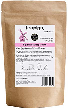 teapigs, Liquorice & Peppermint Tea, Made with Whole Leaves, Loose Leaf Tea, Pack of 250, Naturally Sweet & Refreshingly Cool