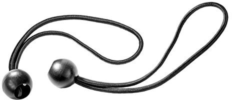 perdix 25 STK Spanngummi mit Kugel, 19 cm schwarz für Banner, Planen, Zelte. Expanderschlinge, Gummispanner, Planenspanner, Planenhalter, Planengummi, Zeltgummi