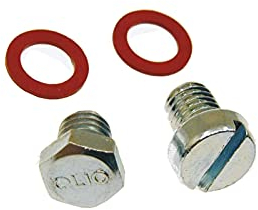 KIT COPPIA VITI + GUARNIZIONI CARICO/SCARICO OLIO MOTORE VESPA PX PE - PK