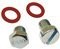 KIT COPPIA VITI + GUARNIZIONI CARICO/SCARICO OLIO MOTORE VESPA PX PE - PK