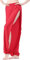 Hoerev Damen weichen Schlitz Bein Hose Harem Dance Yoga Pilates Hose,Rot,M