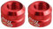 Fahrrad-Staubsaugermutter aus Aluminiumlegierung, leicht und stabil, Ventilmutter für Fahrradreifen, MTB, Rennrad, Rot