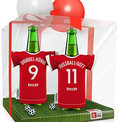 Bayern Trikot-Kühler Fanartikel Fan-Edition | Home Überraschung | Passend für Bayern Fanartikel | Mann Freund Bruder Fußball Fan Runder Geburtstag-Geschenk Trikotkühler by MYFANSHIRT