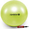 PEZZI Ball Standard 75 cm Acid Green Gymnastikball Sitzball inkl. TOSOL Pezziball Pumpe