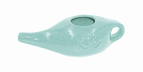 NetiPot Pot de nettoyage nasal en céramique Turquoise 250 ml