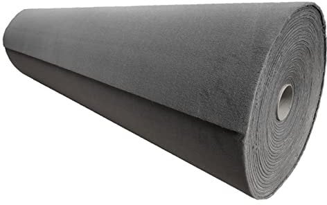 Alpha-Tex Autoteppich zur Auskleidung | Kofferraum & Fahrzeugteppich | Meterware Teppich nach Maß | Deluxe grau, Zuschnitt 2 x 1 Meter