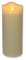 GarPet LED Echtwachskerze mit Timer Echtwachs Kerze Creme Weiß Batterie Flackereffekt beweglicher Flamme flammenlose Kerze batteriebetrieben 10 x 20 cm