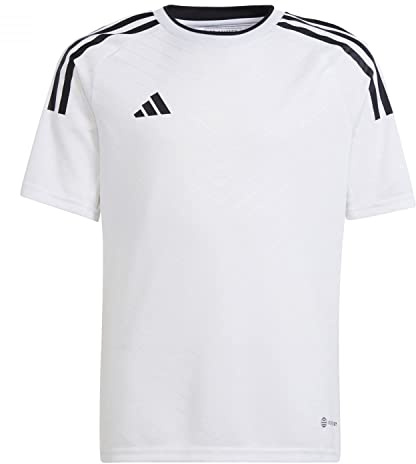 Adidas Unisex Kinder Jersey (Short Sleeve) Campeon 23 Jsyy, White/Black, HR2647, 176