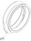 Joint de hublot(manchette) repère 271 Machine à laver, Lave-linge 43033765, 70006602 CANDY Machine à laver, Lave-linge 43033765, 70006602 CANDY