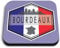1x Square MDF Magnet 5cm - Bourdeaux France French City European - Fridge Locker Office Whiteboard Toolbox #59914
