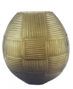 Lambert [W2404 Glasvase Rauch, Groß H 30 cm, 27 X 14 cm